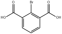 2-溴-1,3-间苯二甲酸 结构式