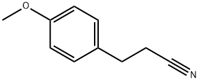 3-(4-甲氧基苯基)丙腈 结构式