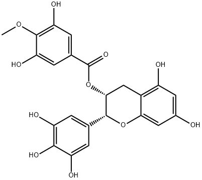 (-)-表没食子儿茶素3-(4“ -O-甲基)没食子酸酯 结构式