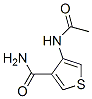 3-Thiophenecarboxamide,  4-(acetylamino)- 结构式