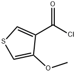 4-甲氧基噻吩-3-甲酰氯 结构式