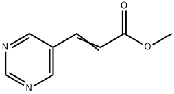 METHYL 3-PYRIMIDIN-5-YL-ACRYLATE 结构式