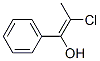 Benzenemethanol, alpha-(1-chloroethylidene)-, (alphaZ)- (9CI) 结构式