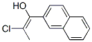 2-Naphthalenemethanol, alpha-(1-chloroethylidene)-, (alphaZ)- (9CI) 结构式