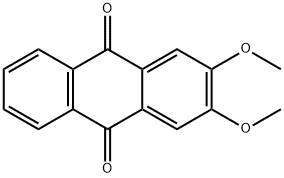 2,3-二甲氧基蒽醌 结构式