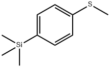 三甲基(4-(甲硫基)苯基)硅烷 结构式
