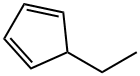 5-ETHYL-CYCLOPENTA-1,3-DIENE 结构式
