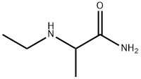 2-(乙基氨基)丙酰胺 结构式