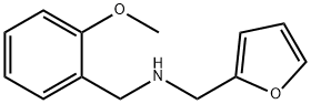 1-(呋喃-2-基)-N-(2-甲氧基苄基)甲胺 结构式