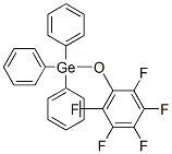 (Pentafluorophenyloxy)triphenylgermane 结构式