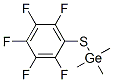 Trimethyl[(pentafluorophenyl)thio]germane 结构式