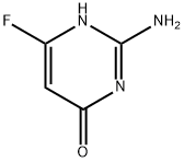 2-AMINO-4-HYDROXY-6-FLUOROPYRIMIDINE 结构式
