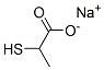 sodium 2-sulfanylpropanoate 结构式