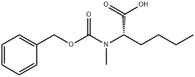 Z-N-METHYL-L-2-AMINOHEXANOIC ACID 结构式