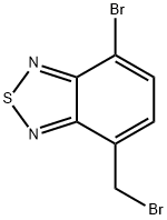 4-溴-7-溴甲基苯并[1,2,5]噻二唑 结构式
