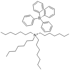 四庚基四苯基硼酸铵 结构式