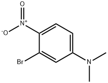 3-BROMO-N,N-DIMETHYL-4-NITRO-BENZENAMINE 结构式