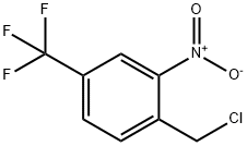 2-硝基-4-(三氟甲基)苄酰氯 结构式