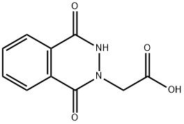 (1,4-DIOXO-3,4-DIHYDROPHTHALAZIN-2(1H)-YL)ACETIC ACID 结构式