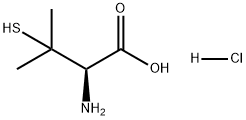 3-MERCAPTO-DL-VALINE HYDROCHLORIDE 结构式