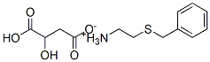 [2-(BENZYLTHIO)ETHYL]AMMONIUM HYDROGEN MALATE 结构式