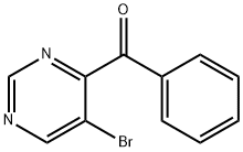 (5-BROMO-4-PYRIMIDINYL)PHENYLMETHANONE 结构式