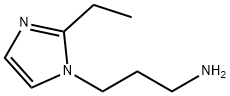 3-(2-乙基-1H-咪唑-1-基)丙烷-1-胺 结构式