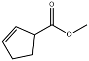 2-Cyclopentene-1-carboxylic acid methyl ester 结构式