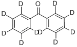 苯甲酮-d10 结构式