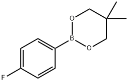 4 -氟苯基硼酸新戊二醇酯 结构式
