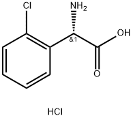 S-2-氯苯甘氨酸盐酸盐 结构式