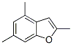 Benzofuran,  2,4,6-trimethyl- 结构式