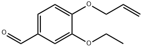 3-乙氧基-4-丙-2-烯氧基-苯甲醛 结构式
