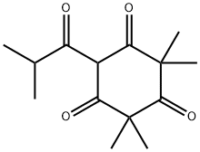 四甲基异丁酰基环己三酮 结构式