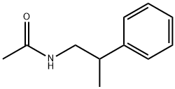 N-(2-PHENYL-PROPYL)-ACETAMIDE 结构式