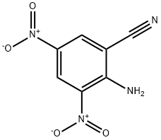 2-AMINO-3,5-DINITROBENZONITRILE 结构式