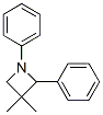 3,3-Dimethyl-1,2-diphenylazetidine 结构式