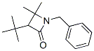 1-Benzyl-3-tert-butyl-4,4-dimethylazetidin-2-one 结构式