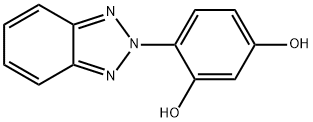 4-(2H-苯并[D][1,2,3]三唑-2-基)苯-1,3-二醇 结构式