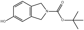 5-羟基异吲哚啉-2-羧酸叔丁酯 结构式