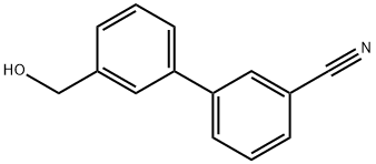 3-(3-Cyanophenyl)benzyl alcohol 结构式