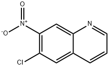 6-氯-7-硝基喹啉 结构式