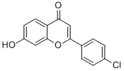 7-羟基-4'-氯黄酮 结构式