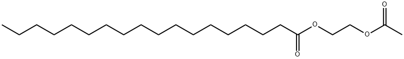 2-acetoxyethyl stearate  结构式