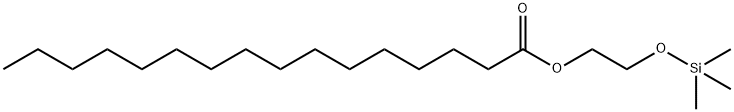 Palmitic acid 2-(trimethylsilyloxy)ethyl ester 结构式