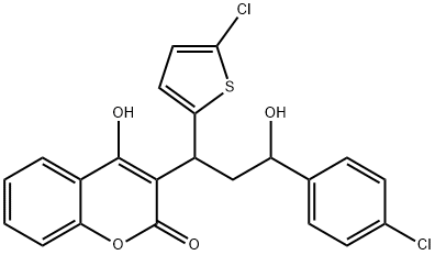 噻氯香豆素 结构式