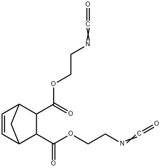 Bis(2-isocyanatoethyl)bicyclo[2.2.1]hept-5-ene-2,3-dicarboxylate 结构式