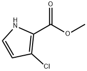 3-氯吡咯-2-甲酸甲酯 结构式