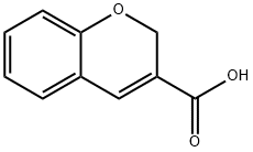 2H-苯并吡喃-3-甲酸 结构式