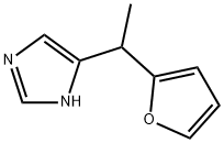 1H-Imidazole,  4-[1-(2-furanyl)ethyl]-  (9CI) 结构式